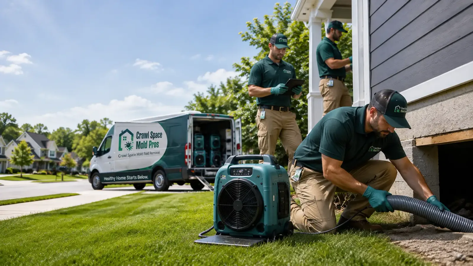 Crawl Space Mold Removal in Yates City, IL